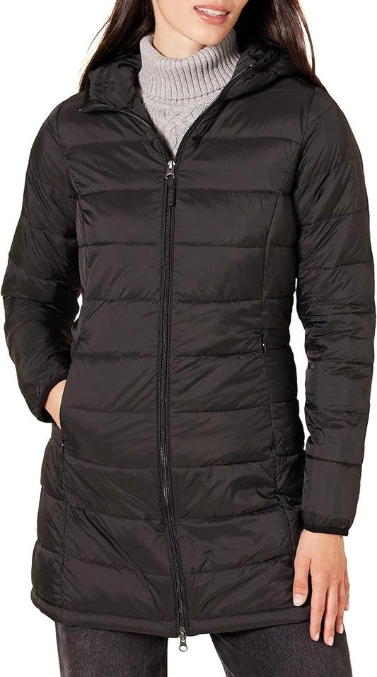 Lightweight Hooded Puffer Coat